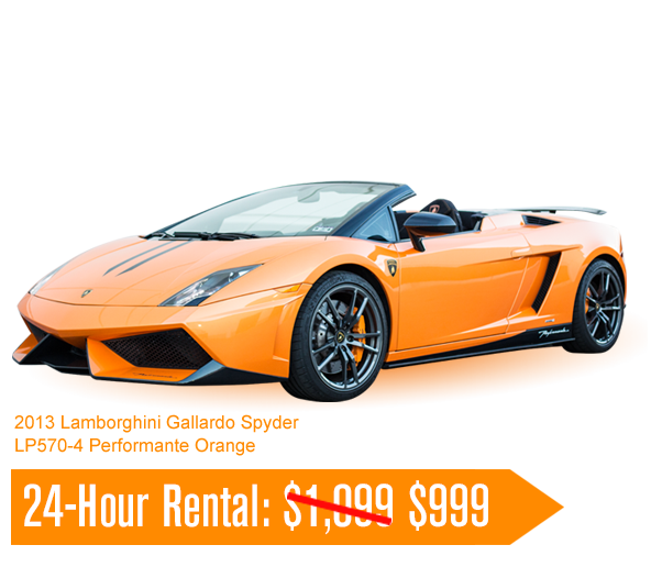 Las Vegas Exotic Car Rental - Lamborghini Gallardo Spyder