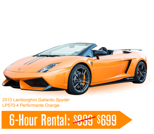 Las Vegas Exotic Car Rental - Lamborghini Gallardo Spyder